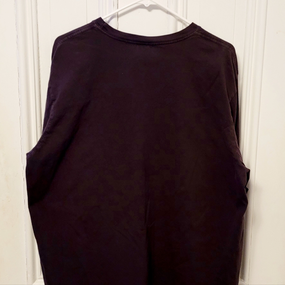 Vintage Lucky Brand Skull Long Sleeve Shirt Brown XXL - Picture 2 of 3